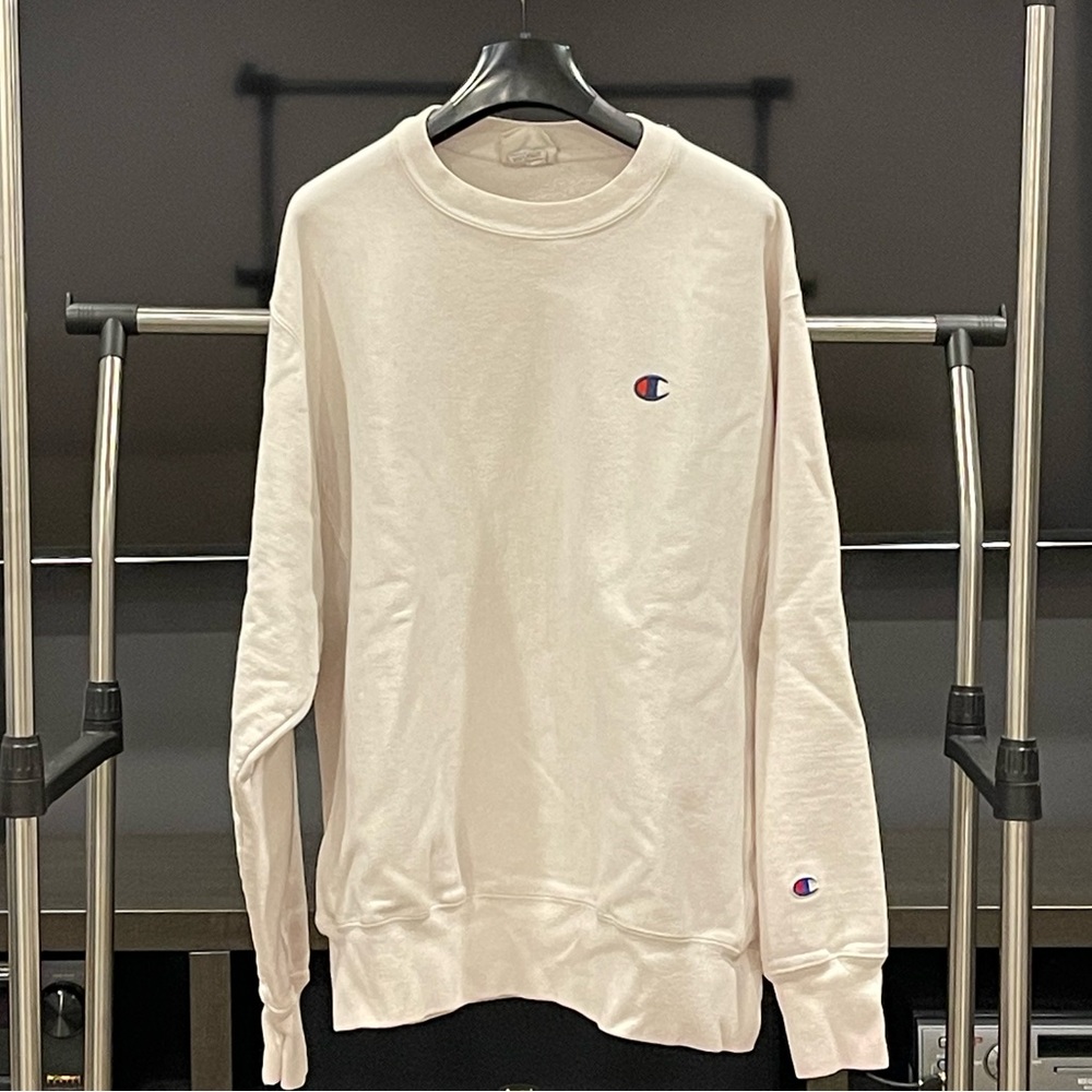 CHAMPION REVERSE WEAVE CREWNECK (WHITE)